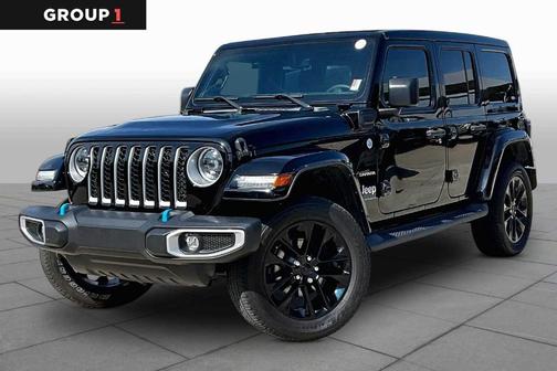 Black Clearcoat 2023 Jeep Wrangler 4xe Sahara