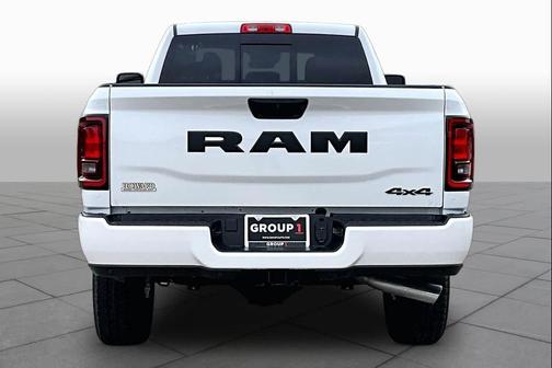 Bright White Clearcoat 2026 RAM 2500 Black Express Crew Cab 4x4 8' Box