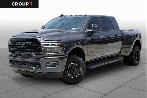 Granite Crystal Metallic Clearcoat 2026 RAM 3500 Laramie Mega Cab 4x4 6'4' Box