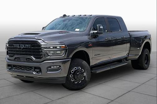 Granite Crystal Metallic Clearcoat 2026 RAM 3500 Laramie Mega Cab 4x4 6'4' Box