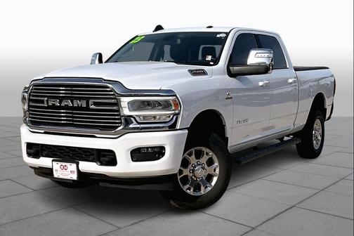Bright White Clearcoat 2023 RAM 2500 Laramie Crew Cab 4x4 6'4' Box