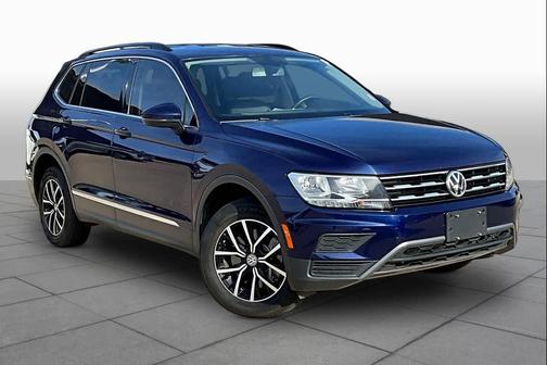 Atlantic Blue Metallic 2021 Volkswagen Tiguan 2.0T SE 4MOTION