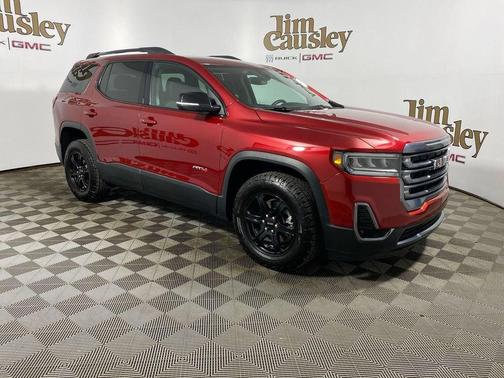 Volcanic Red Tintcoat 2023 GMC Acadia AWD AT4