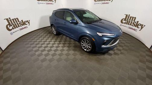 Ocean Blue Metallic 2024 Buick Encore GX Avenir
