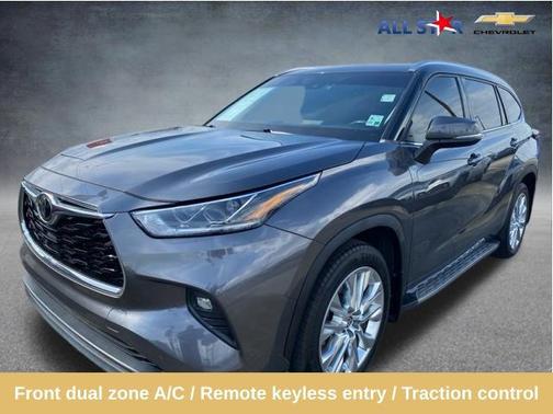 Magnetic Gray Metallic 2023 Toyota Highlander Limited