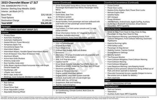 2023 Chevrolet Blazer 2LT