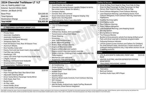 2024 Chevrolet Trailblazer LT