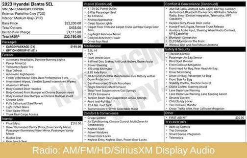 2023 Hyundai ELANTRA SEL
