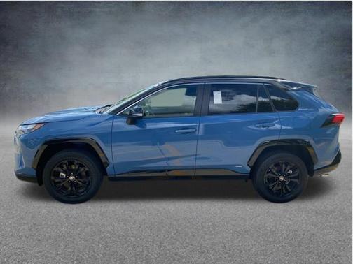 Midnight Black Metallic 2025 Toyota RAV4 Hybrid SE