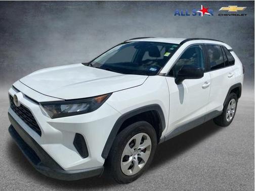 Super White 2019 Toyota RAV4 LE