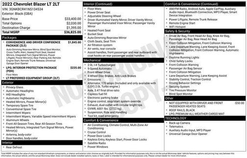 2022 Chevrolet Blazer 2LT