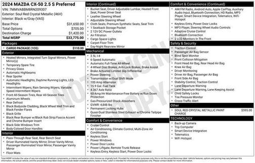 2024 Mazda CX-50 2.5 S Preferred Package