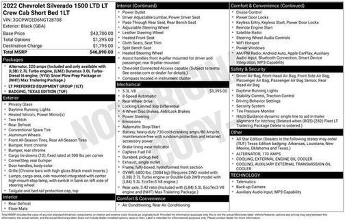 2022 Chevrolet Silverado 1500 LT