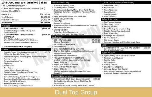 2018 Jeep Wrangler Unlimited Sahara