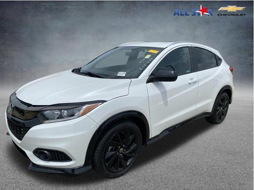 Platinum White Pearl 2021 Honda HR-V 2WD Sport