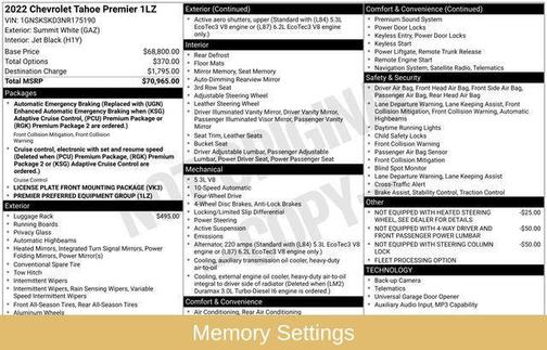 2022 Chevrolet Tahoe Premier