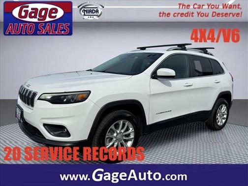 Bright White Clearcoat 2019 Jeep Cherokee Latitude