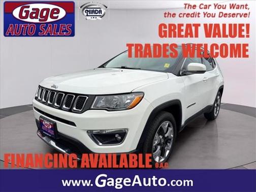 White Clearcoat 2020 Jeep Compass Limited