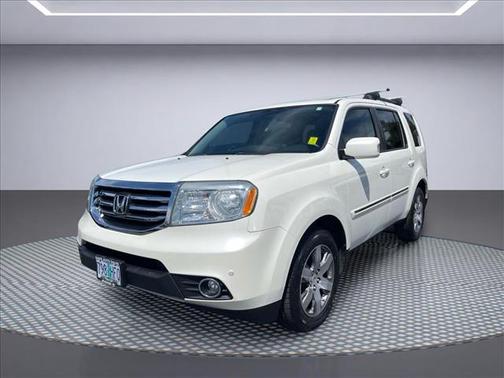 White Diamond Pearl 2014 Honda Pilot Touring