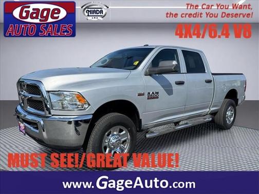 Bright Silver Metallic Clearcoat 2018 RAM 2500 Tradesman Crew Cab 4x4 6'4' Box
