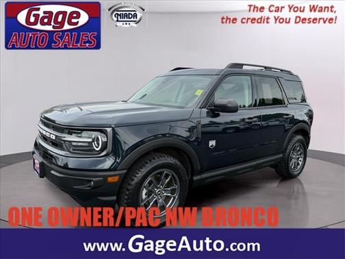 Alto Blue Metallic Tinted Clearcoat 2022 Ford Bronco Sport Big Bend