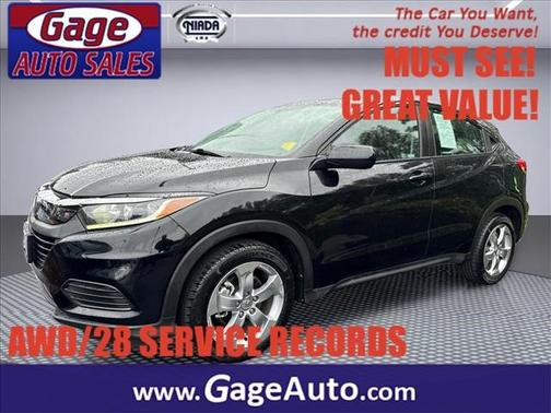 Crystal Black Pearl 2019 Honda HR-V LX