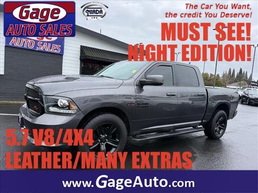 2017 RAM 1500 Night Crew Cab 4x4 5'7' Box