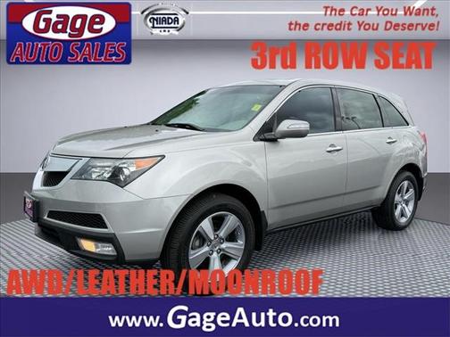 Palladium Metallic 2012 Acura MDX 3.7L