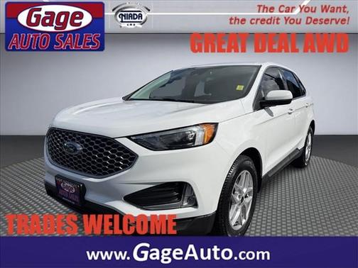 Oxford White 2023 Ford Edge SEL