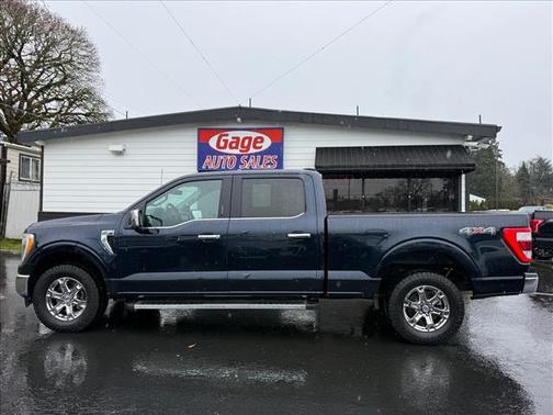 Antimatter Blue Metallic 2022 Ford F-150 Lariat