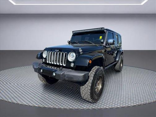 Black Clearcoat 2017 Jeep Wrangler Unlimited Sahara
