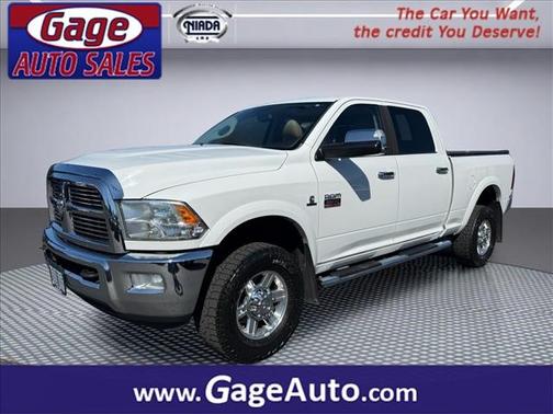 Bright White Clear Coat/Light Graystone Pearl Coat 2011 Dodge Ram 3500 Laramie