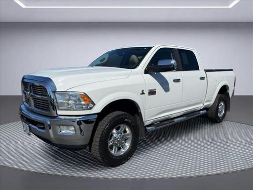 Bright White Clear Coat/Light Graystone Pearl Coat 2011 Dodge Ram 3500 Laramie