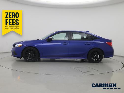 Blue 2024 Honda Civic Sport