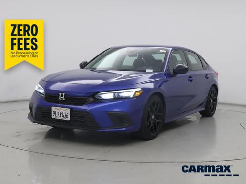 Blue 2024 Honda Civic Sport