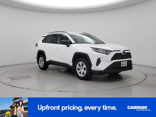 White 2019 Toyota RAV4 LE