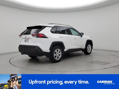 White 2019 Toyota RAV4 LE