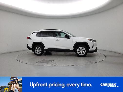 White 2019 Toyota RAV4 LE