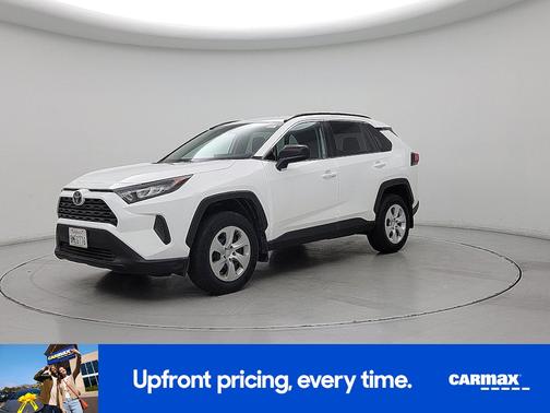 White 2019 Toyota RAV4 LE