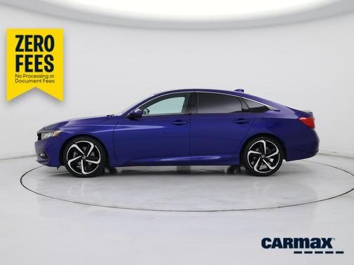 Blue 2018 Honda Accord Sport