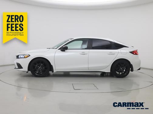 White 2022 Honda Civic Sport
