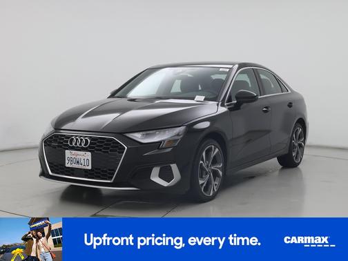 Black 2022 Audi A3 Premium