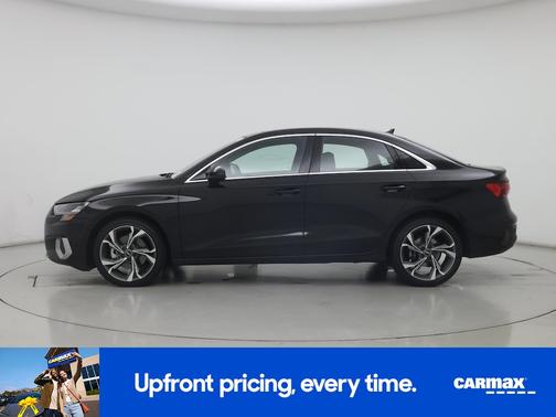 Black 2022 Audi A3 Premium