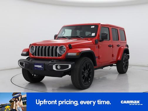 Red 2025 Jeep Wrangler 4xe Sahara