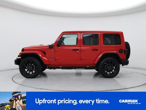 Red 2025 Jeep Wrangler 4xe Sahara