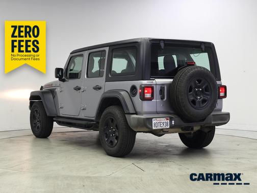 Silver 2018 Jeep Wrangler Unlimited Sport