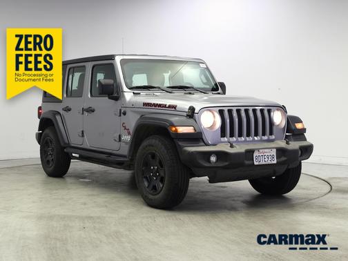 Silver 2018 Jeep Wrangler Unlimited Sport