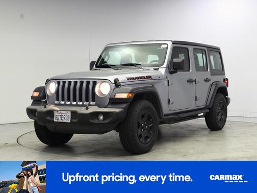 Silver 2018 Jeep Wrangler Unlimited Sport