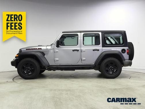 Silver 2018 Jeep Wrangler Unlimited Sport