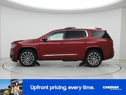 Red 2022 GMC Acadia Denali